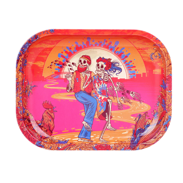 Pulsar X Grateful Dead Rolling Tray / 7"x5.5" / Sunset Dance